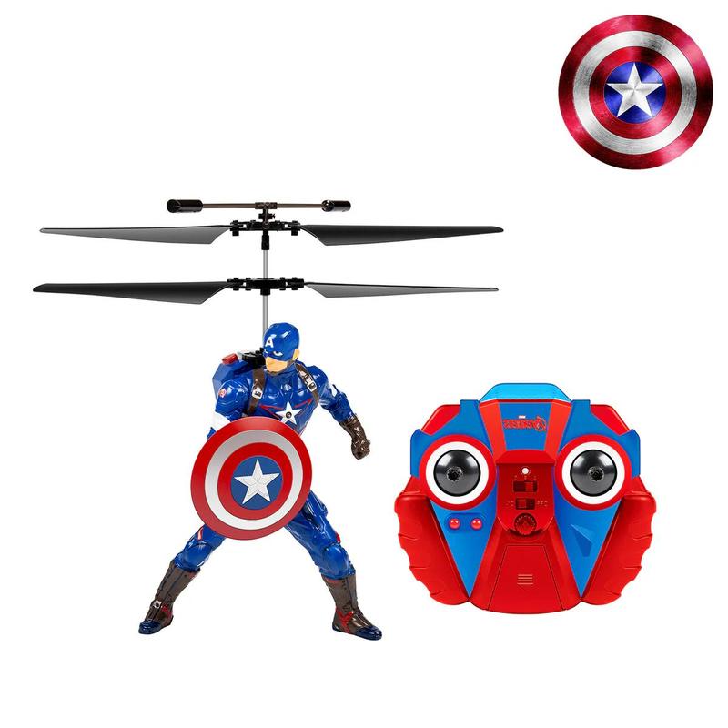 Marvel Spider-Man RC Helicopter: Licensed, LED Lights, Stable Control, Gift for Kids 6+