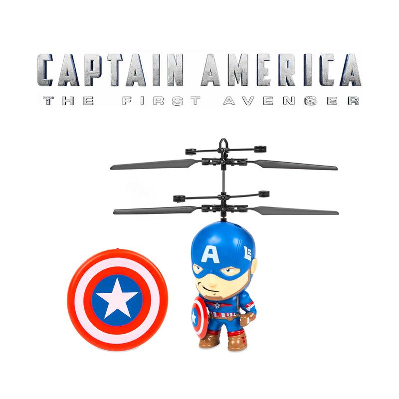 Licensed Marvel RC Helicopters - Spidey, Cap, Iron Man | Stable, Durable, Kids 6+