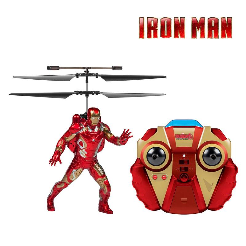 Marvel Spider-Man RC Helicopter: Licensed, LED Lights, Stable Control, Gift for Kids 6+