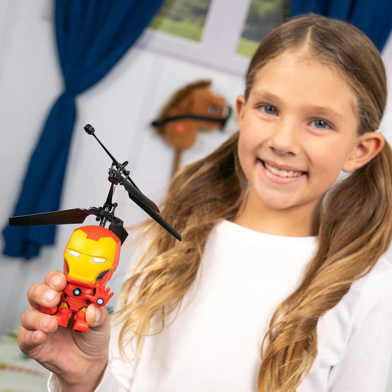 Licensed Marvel RC Helicopters - Spidey, Cap, Iron Man | Stable, Durable, Kids 6+