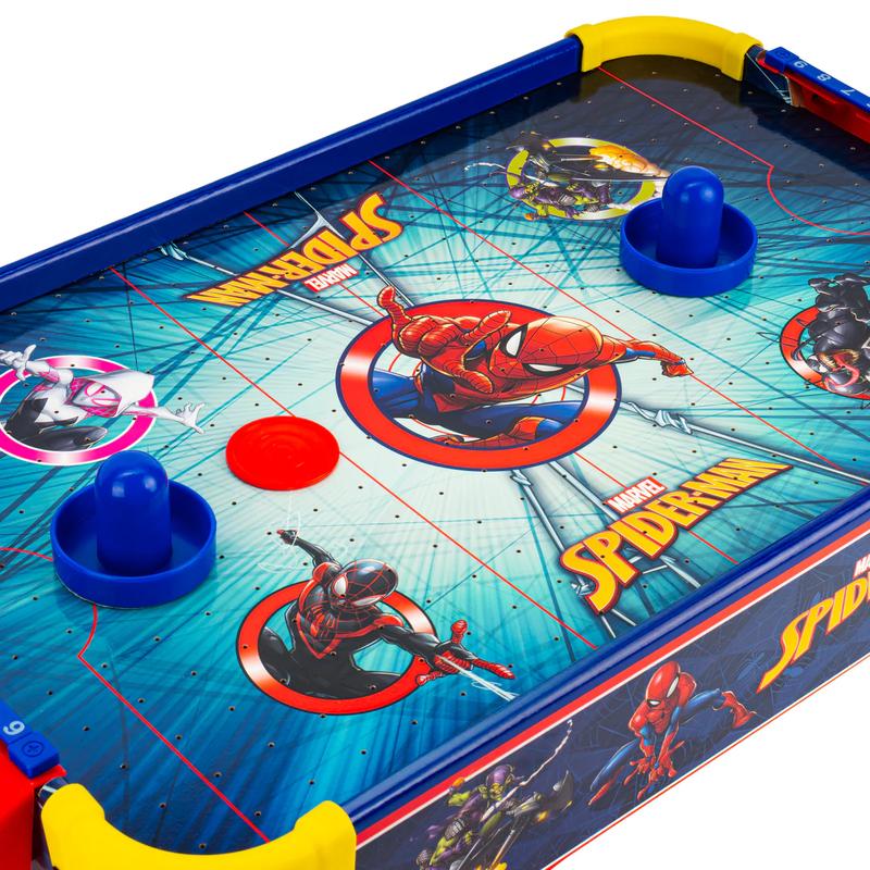 Marvel x Transformers Air Hockey Table: Licensed, Wood, Electronic | Kids 4+