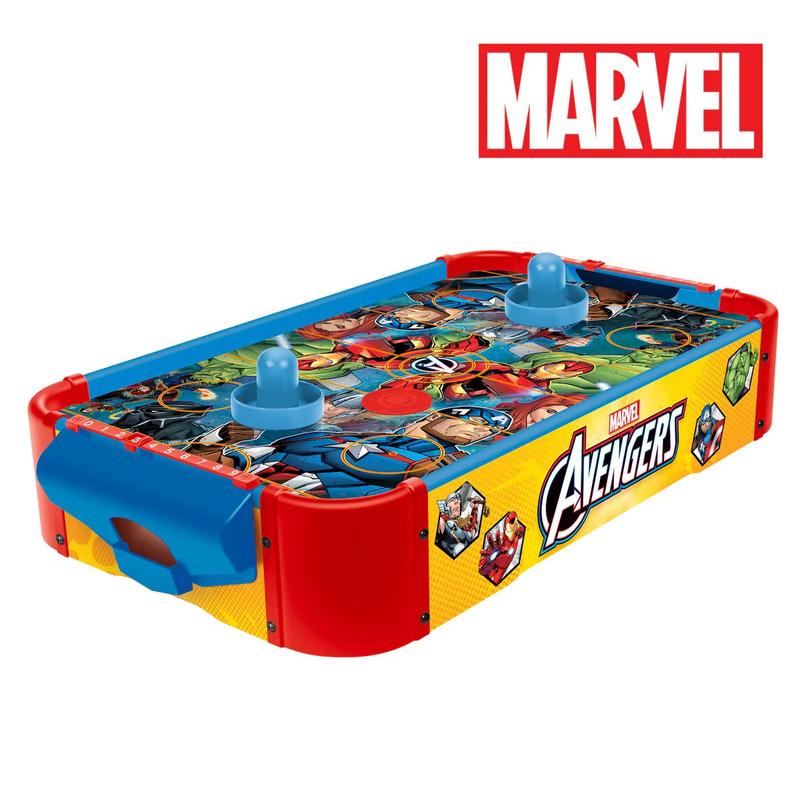 Marvel x Transformers Air Hockey Table: Licensed, Wood, Electronic | Kids 4+