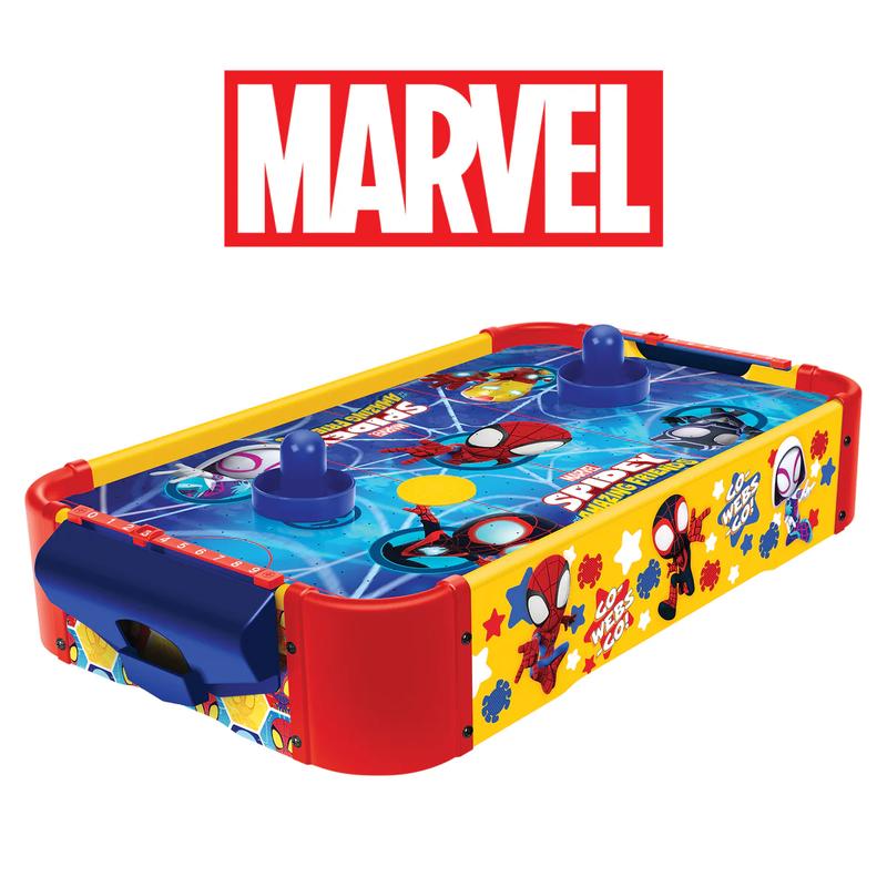 Marvel x Transformers Air Hockey Table: Licensed, Wood, Electronic | Kids 4+