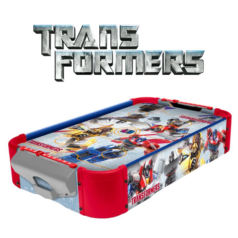 Marvel x Transformers Air Hockey Table: Licensed, Wood, Electronic | Kids 4+